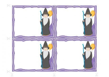 Birthday party invitations to print - Linus the Magician